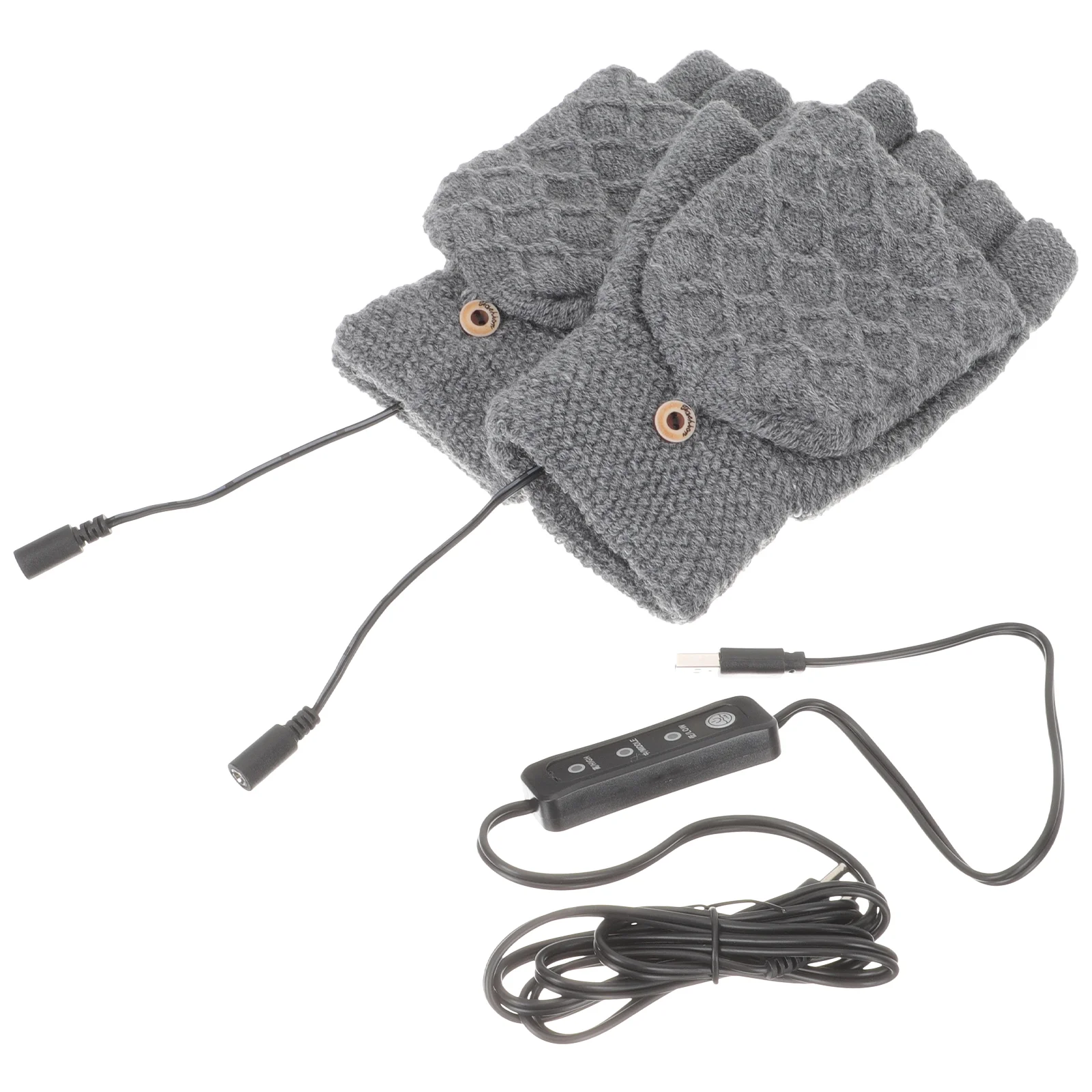 

Rechargeable Hand Warmer USB Heated Gloves Sports Heating Mitts Hands Women's Womens Ski