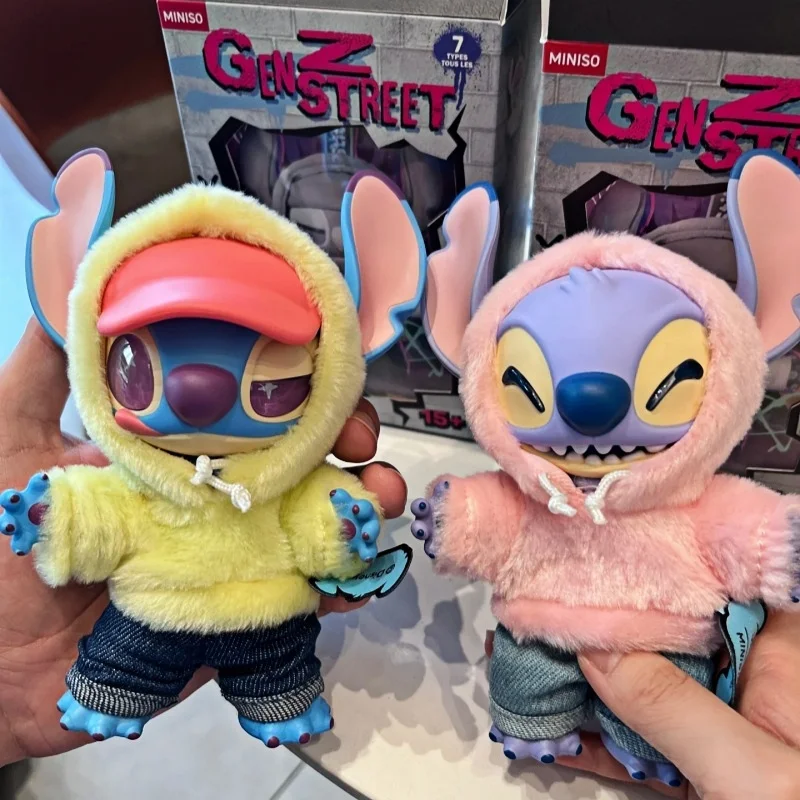 Echte Stich Gen Z Street Serie Blind Box Figur Nette Vinyl Puppe Anhänger Plüsch Überraschung Tasche Spielzeug Kinder Handgemachte Ornament Geschenk