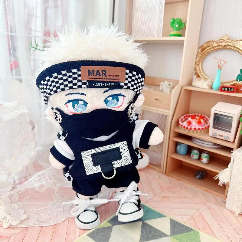 5Pcs Cute The Ninja Warriors Uniform Suit Plush Doll Kawaii Soft Stuffed Fat Body Cotton Dolls Toys DIY Clothes Accessory Outfit