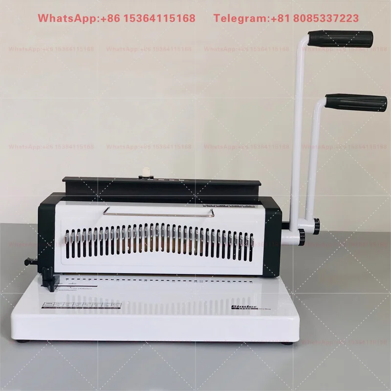 T9520  Manual Double Loop Wire Binding Machine Office Double Wire Binding Machine