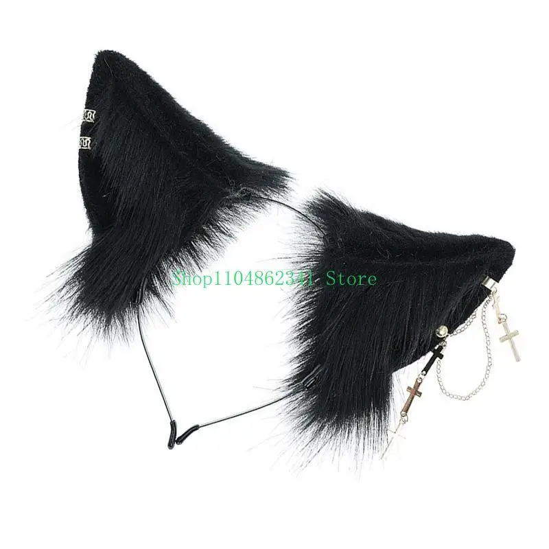

5asd Anime Costume for Cat Ear Headband for Lolita Theme Favor Photo Pr