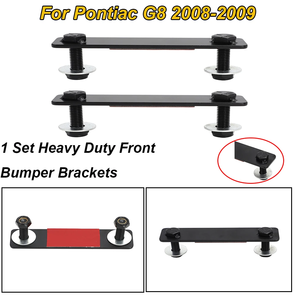 1 Set Heavy Duty Front Bumper Brackets For Pontiac G8 2008-2009 Automotive Specialist Spare Parts