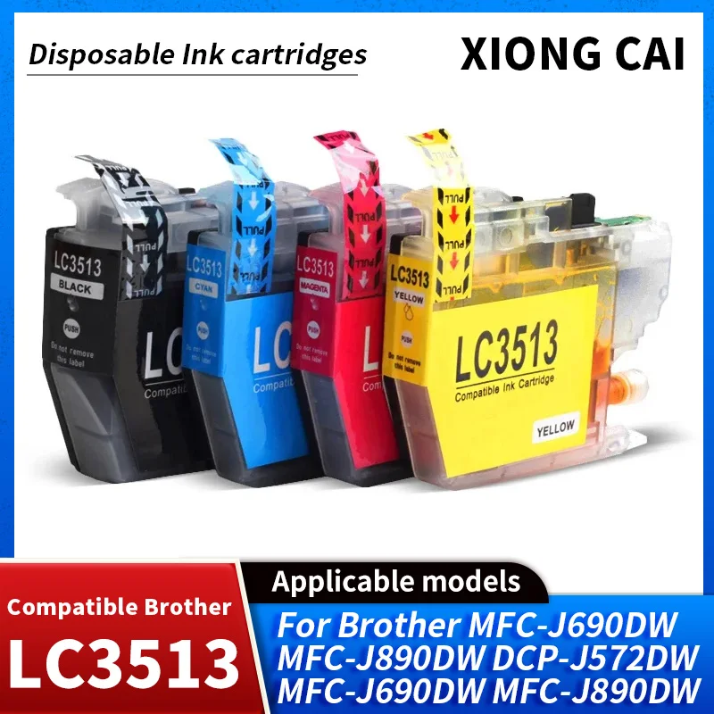 Compatible LC3511 LC3513 lc3511 lc3513 Ink Cartridge For Brother MFC-J690DW MFC-J890DW DCP-J572DW MFC-J690DW MFC-J890DW printer