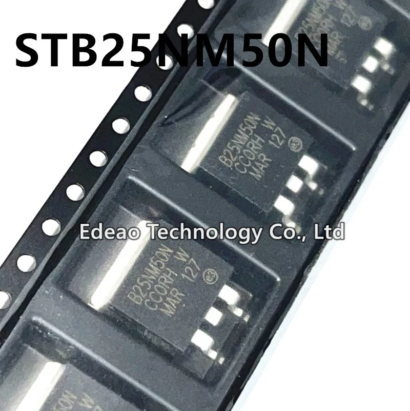 10 pçs/lote NOVO B25NM50N STB25NM50N TO-263 22A/500V N-canal MOSFET transistor de efeito de campo