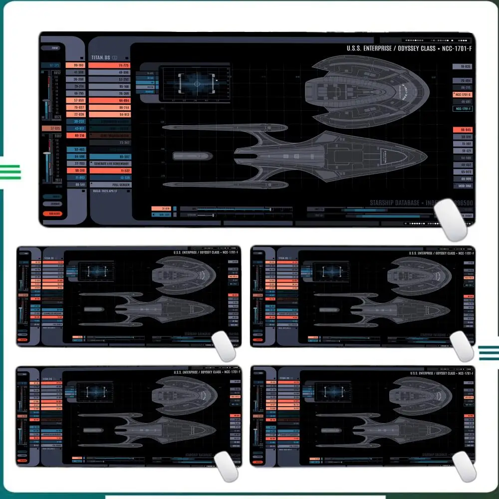 

Большой коврик Starship Blueprint, настольный коврик XXL, коврики для мыши, геймерский компьютерный коврик для мыши, игровые офисные аксессуары, коврик для клавиатуры, расширенный аниме