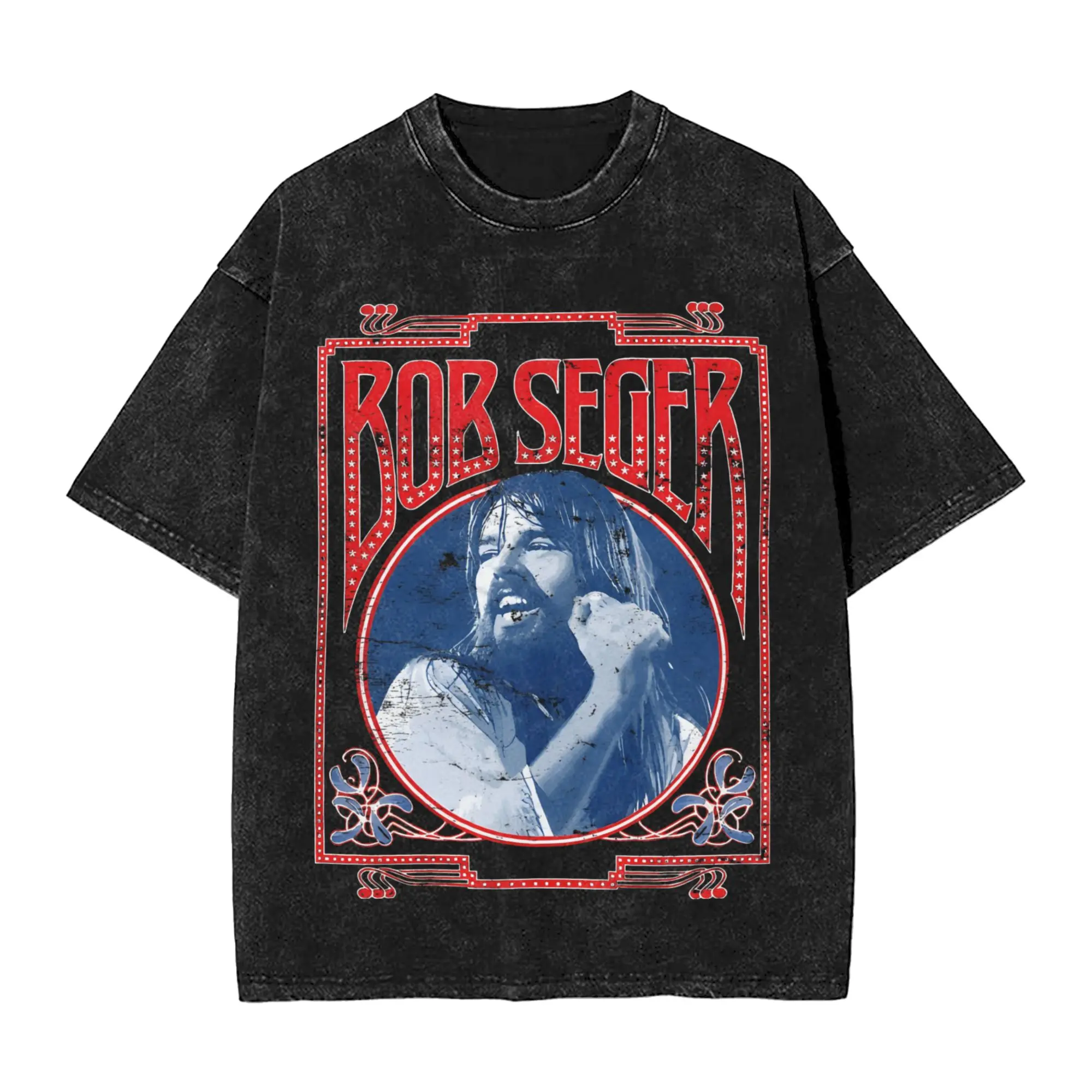 Harajuku Washed Shirts Bobs legend rock and Roll Segers Final Tour  Outfit Novelty T Shirt High Street  Streetwear Tops Tees