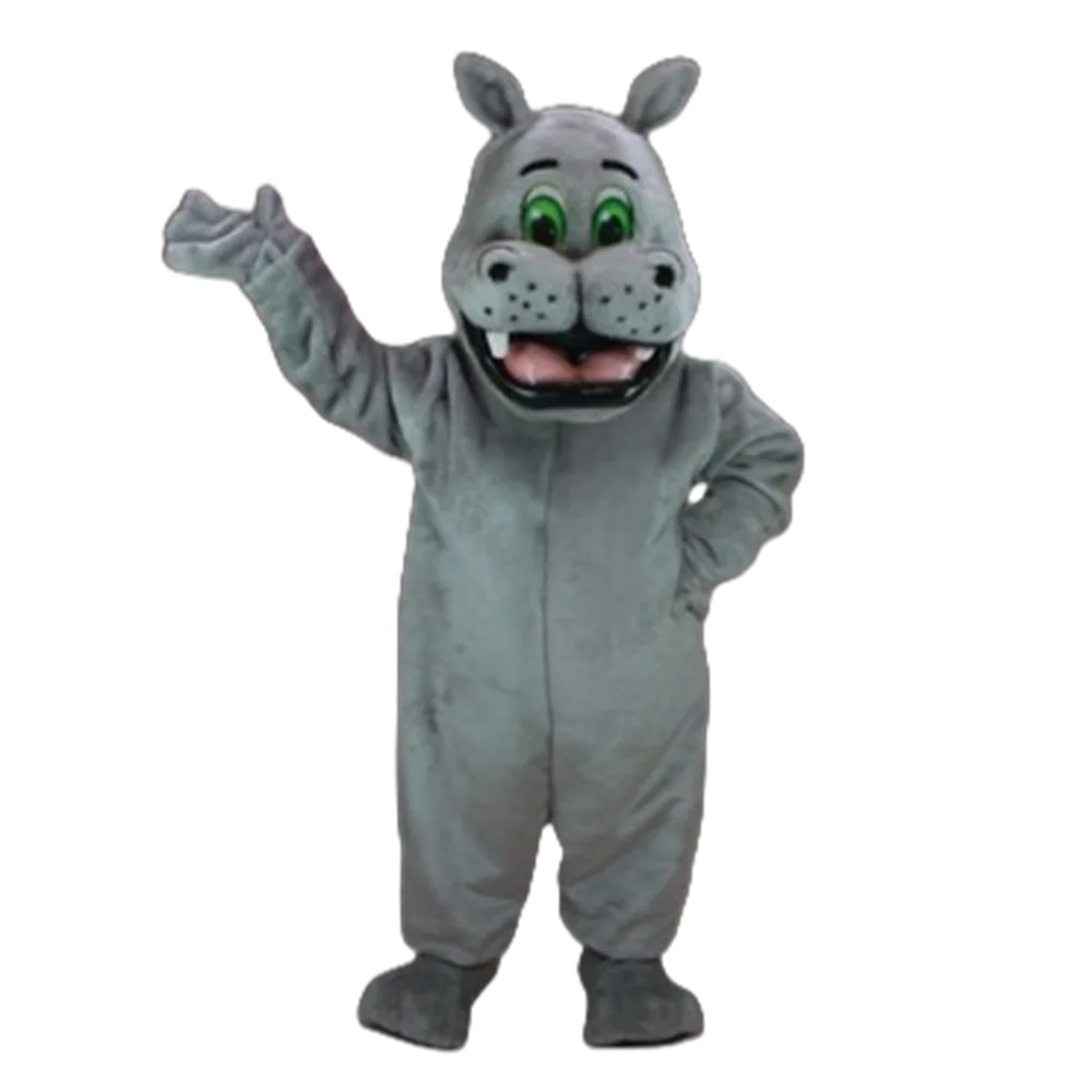 Costume de mascotte Hippo Hipryotamus, thème des animaux sauvages, taille adulte, fête de carnaval, robe de paupières trempée, SW958