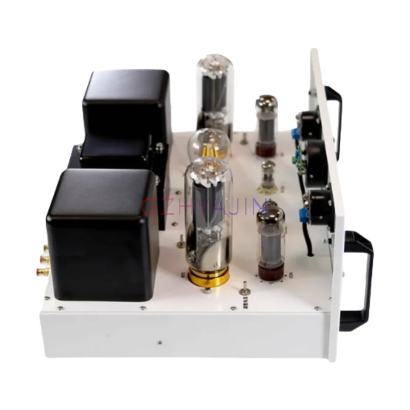 NEW 45W*2 FU5 805 Amplifier  High-power Class-A Single-ended Tube Amplifier With VU Meter WE Style White Iron Chassis