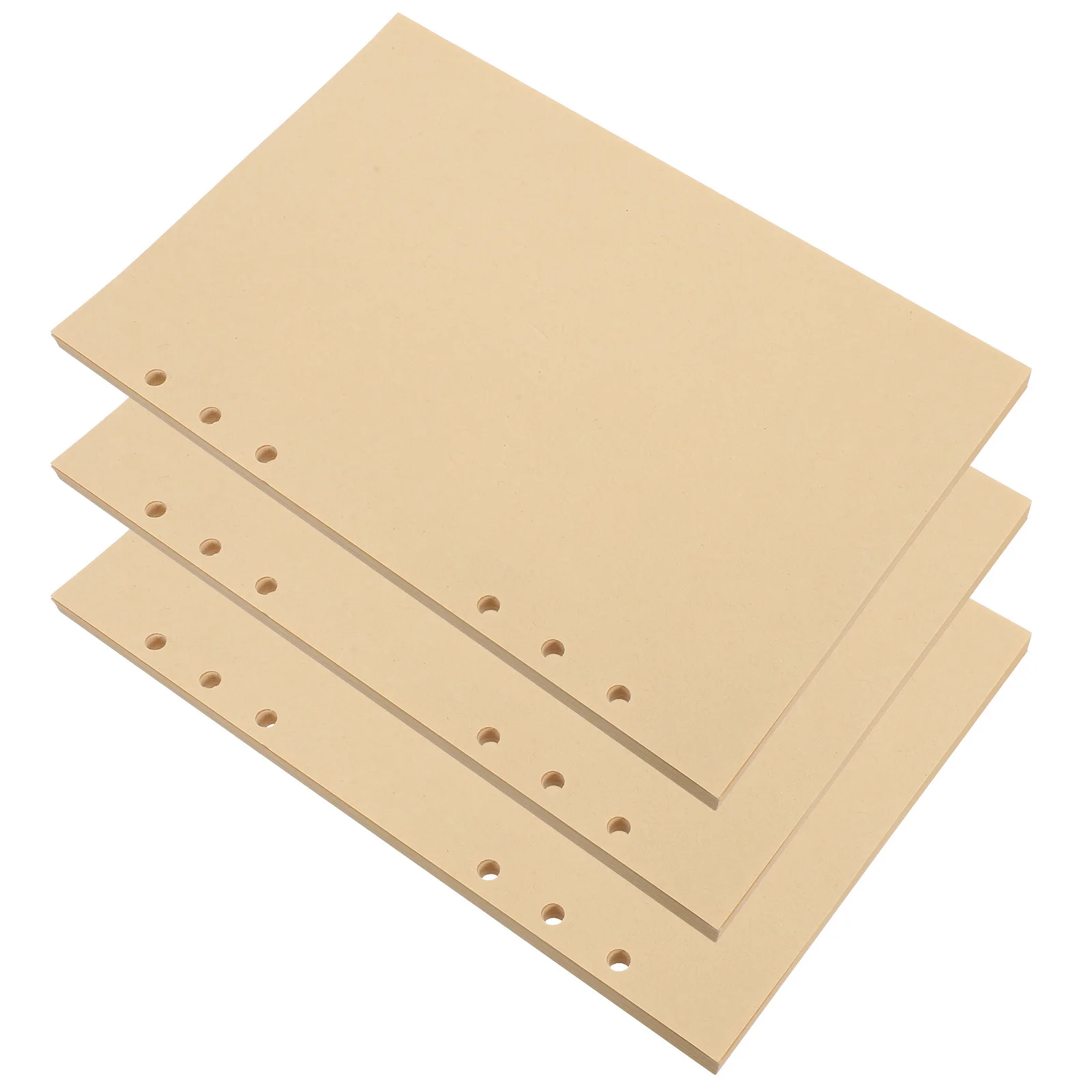 A5 Blank Refill Inserts Loose-Leaf Paper for Binders Journal Planner Inserts Easy Sorting Rearranging Archiving 6-Ring