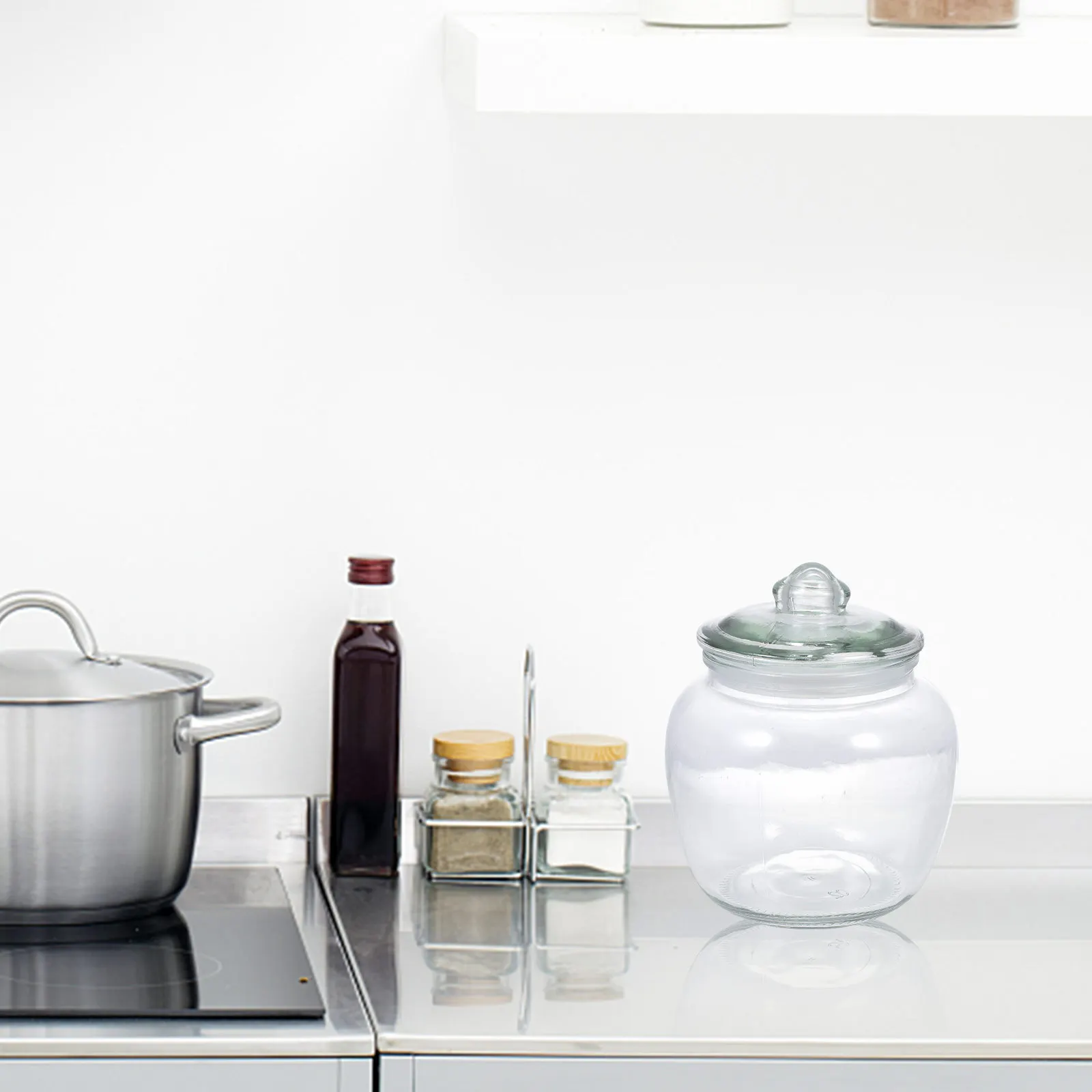 

Cereals Storage Can Multi-Function Storage Jar Premium Material Sturdy Design Exquisite Workmanship Easy to Use and Clean