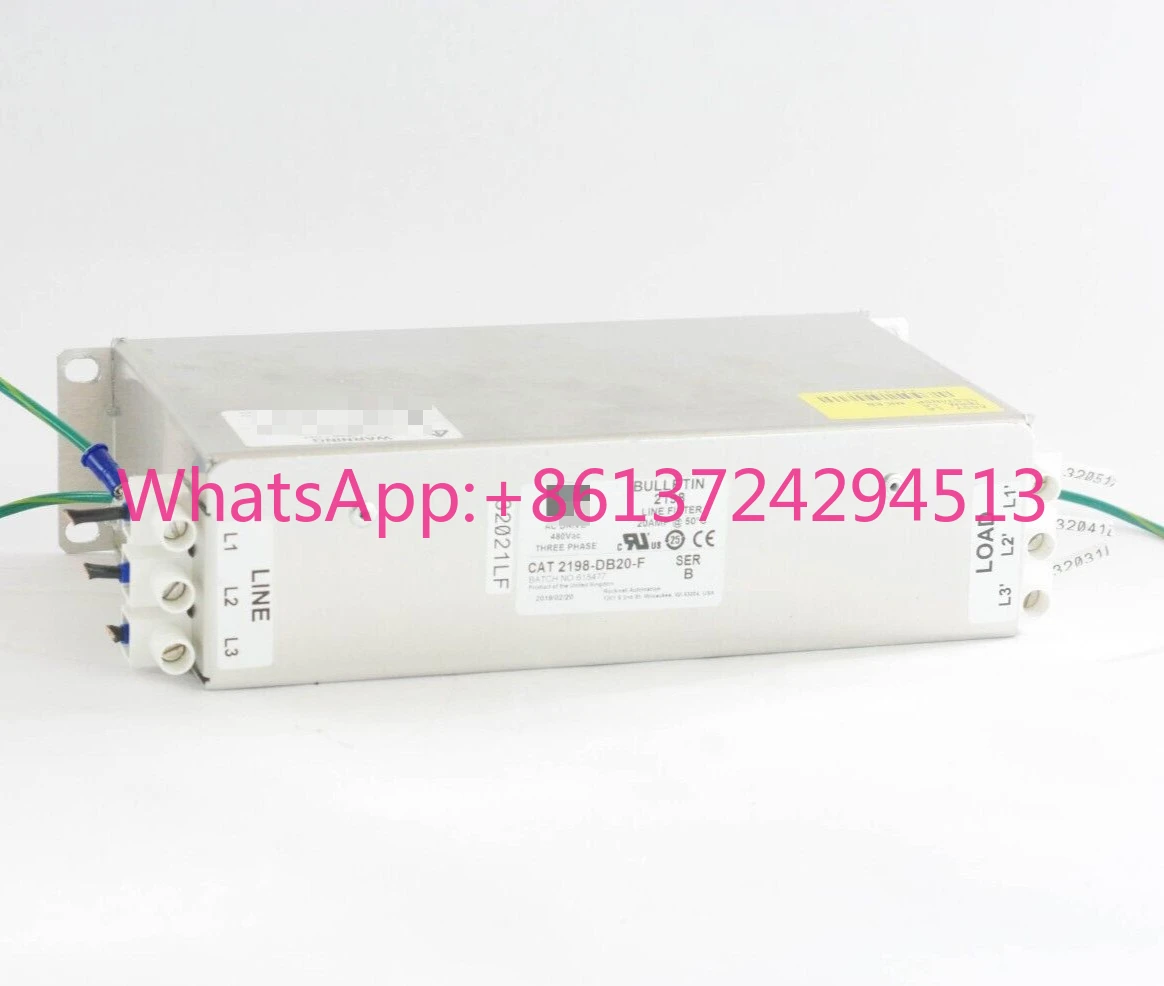 2198-DB20-F /B Three Phase Line Filter Free Shipping