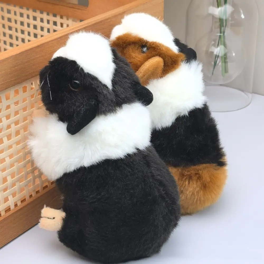Christmas Gift Stuffed Animals Guinea Pig Stuffed Cute Dolls Real Life Plush Mouse Dolls Fluffty 18cm Hamster Doll Children Gift
