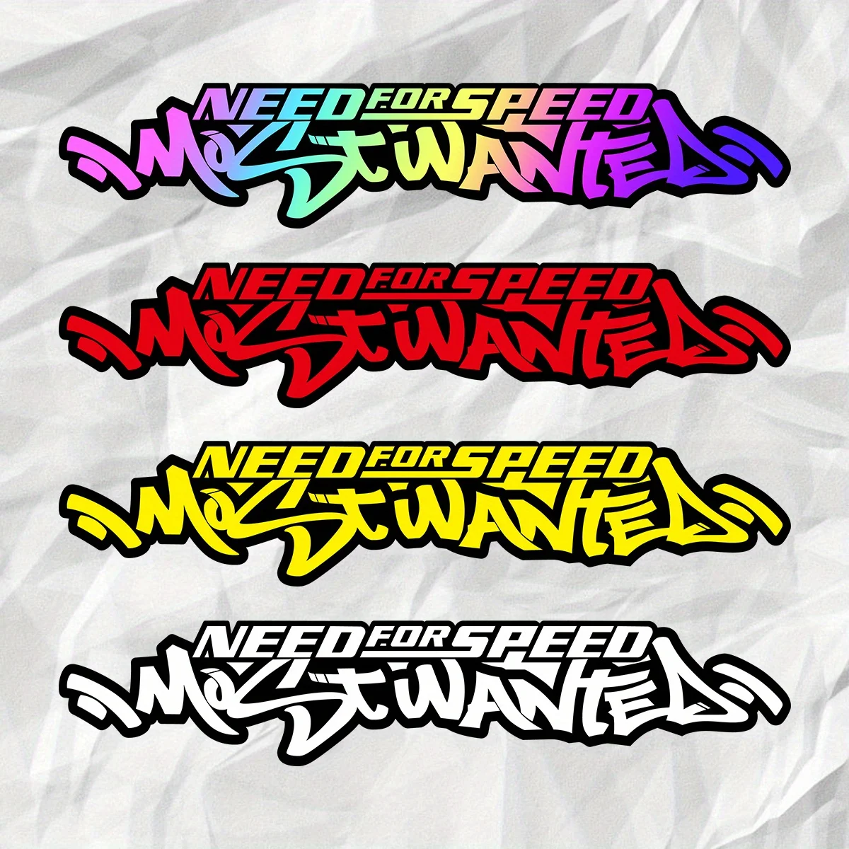 

Bumper & Fuel Tank1pc "Need for Speed" 2D Motorcycle Sticker, Waterproof Scratch-Resistant Vinyl Decal for Windshield