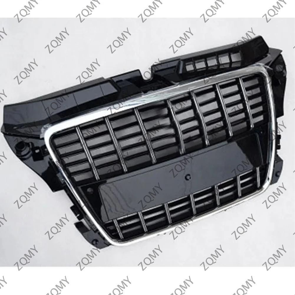 

With/Logo For Audi A3/A3L 2007 2008 2009-2011 2012 Car Front Bumper Grille Centre Panel Styling Upper Grill (Modify S3 style)