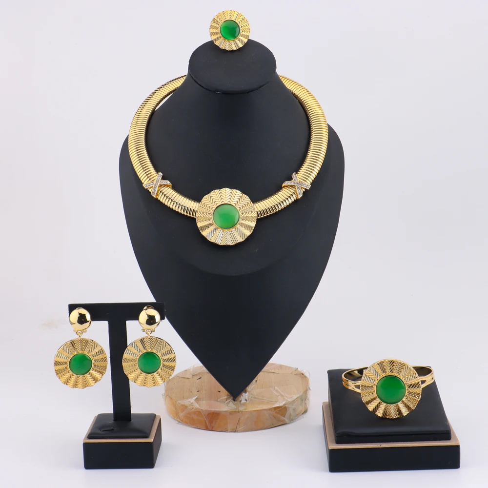 Women's Luxury Wedding Jewelry Accessories Set