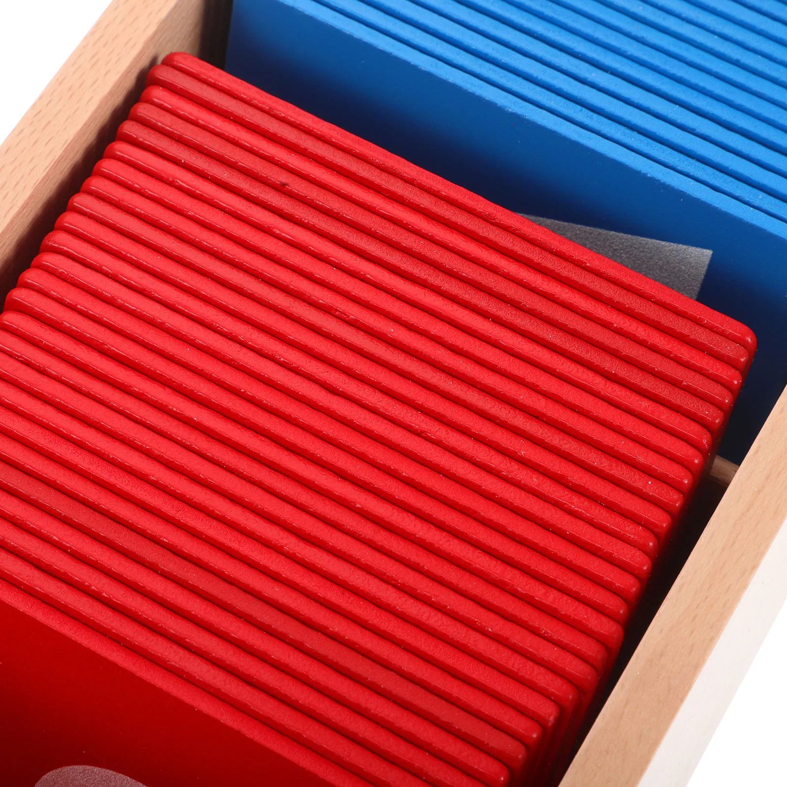 몬테소리 알파벳 어린이 언어 학습 사포 문자 빨간색 파란색 창조적 인 교육 몬테소리 편지 추적 장난감 퍼즐