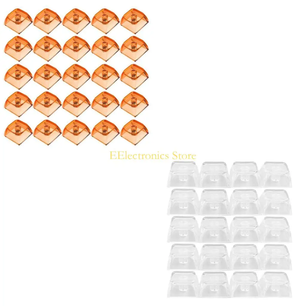 B03C XDA Keycaps Mechanical Keyboards 1U Keycaps Blank Customized Gamer Transparents Crystal Keycaps Mx Switches XDA Height