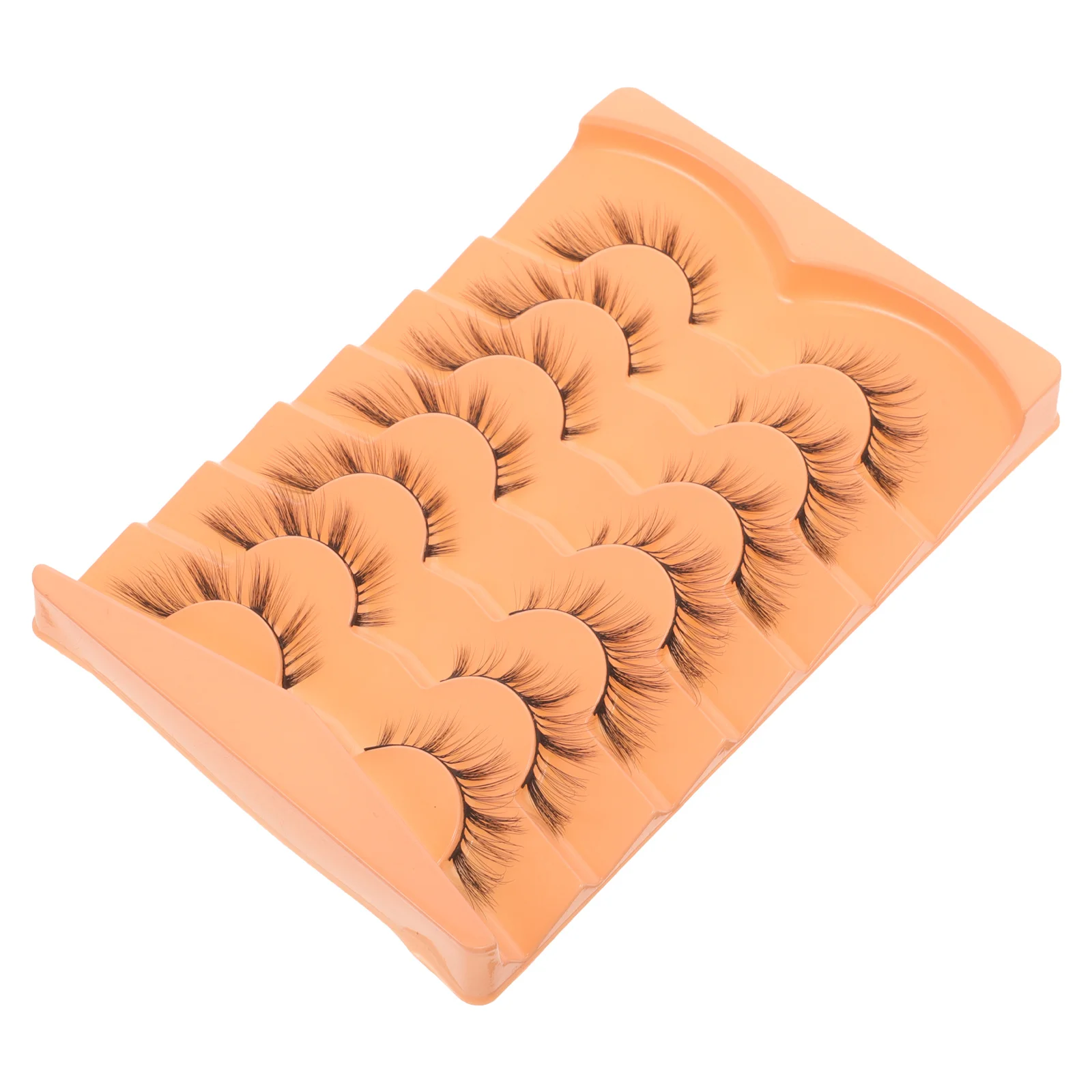 7 أزواج من رموش الثعلب الرموش الصناعية لهجة الزاوية الخارجية الدرامية للمكياج متعدد الاستخدامات تبدو رموش النساء والفتيات #1