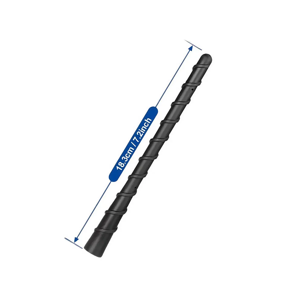 18cm Spiral Fashion Universal High-Gain Signal Reception Car Antenna Mast