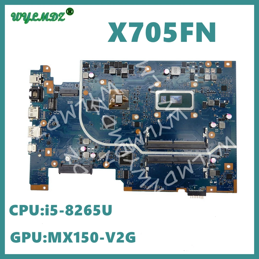 

X705FN With i5-8265U CPU MX150-V2G GPU Laptop Motherboard For Asus X705F N705F X705FN Notebook Mainboard Tested OK