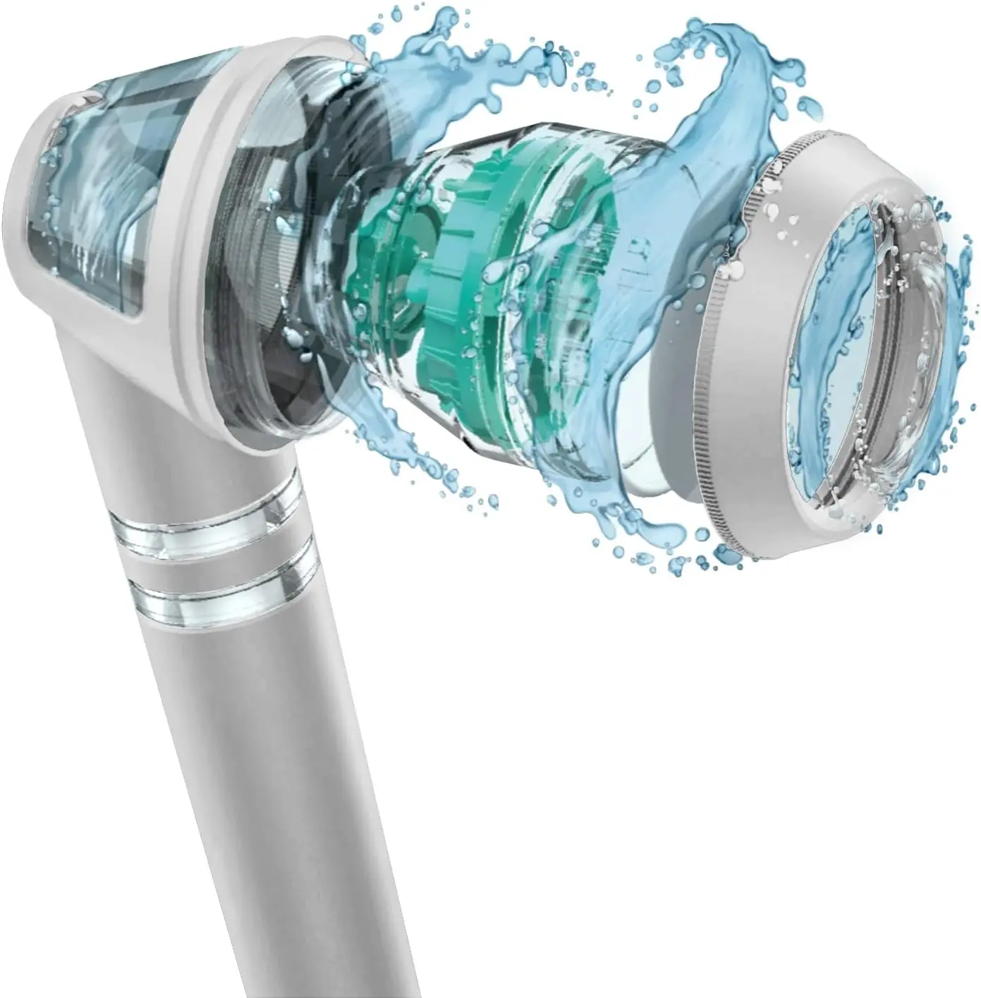 

Ручная душевая лейка высокого давления с магнитным фильтром и ультратонким потоком для комфорта, как в спа-салоне