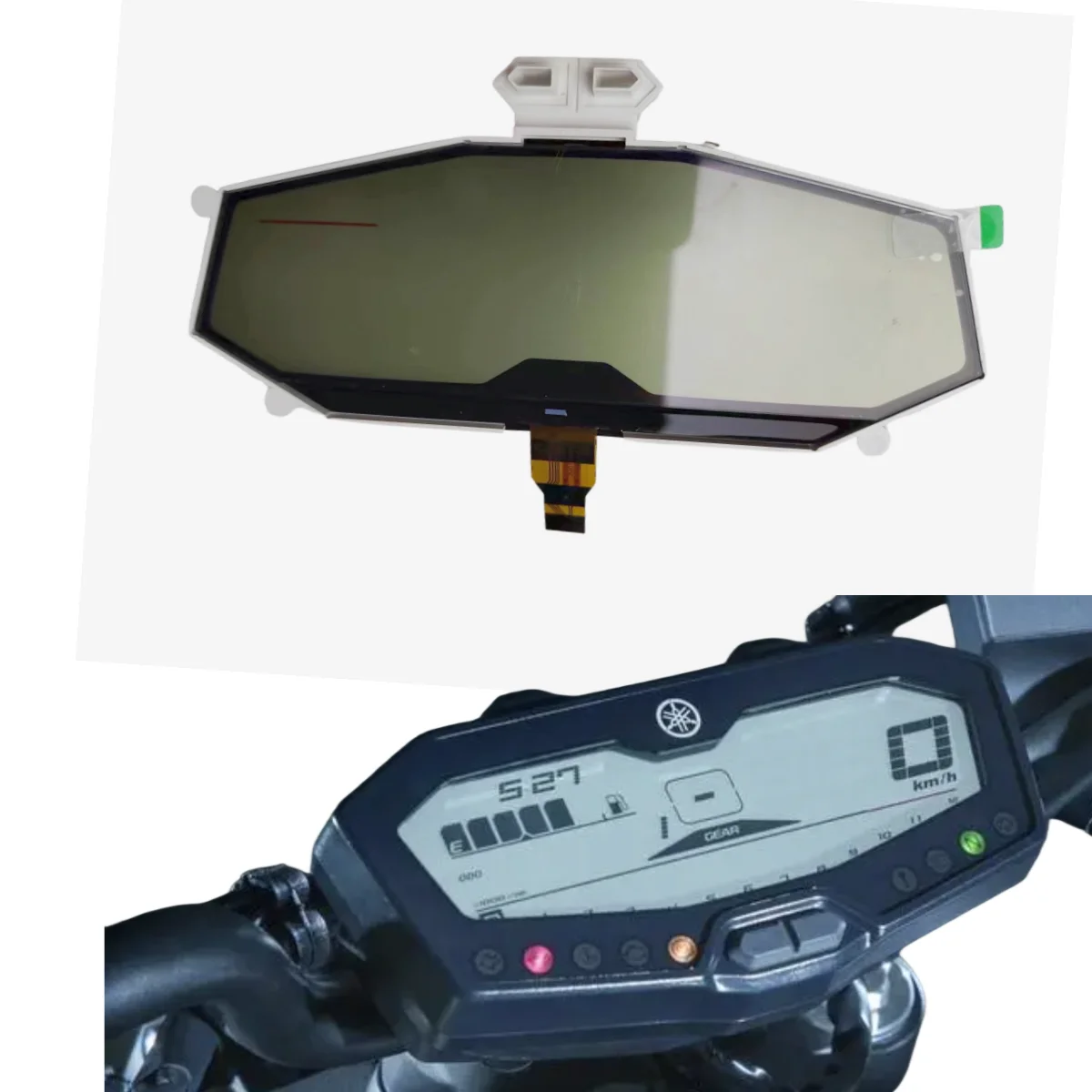 

LCD Instrument Cluster Gauge Speedometer for 2014-2020 Yamaha MT-07 FZ-07 MT-07 Tracer 700 Dashboard Display Repair Replacement