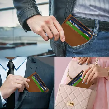 皮夾信用卡夾名片夾身分證小巧按扣皮夾男女通用6卡位1口袋 8 best sales id 案例 - №2