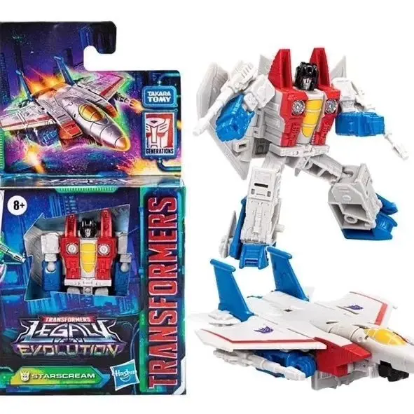 TAKARA TOMY Hasbro Transformers LEGACY Evolution Starscream Core Aime Action Figure Collection ของเล่น ABS