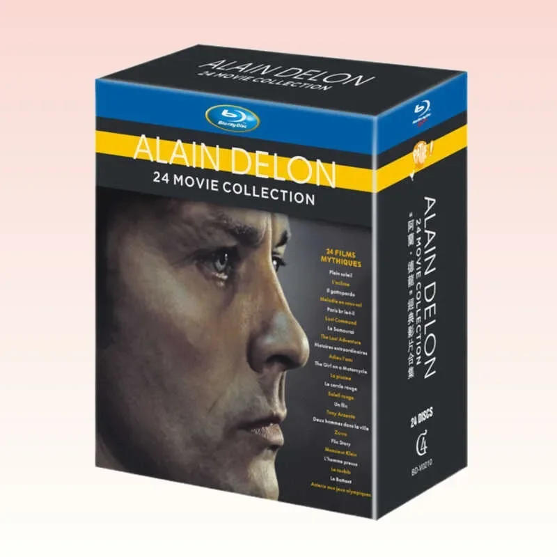 Alain Delon Classic Video Collection 24 Disc Collector's Edition Blu-ray New Sealed Box Set YIHUI