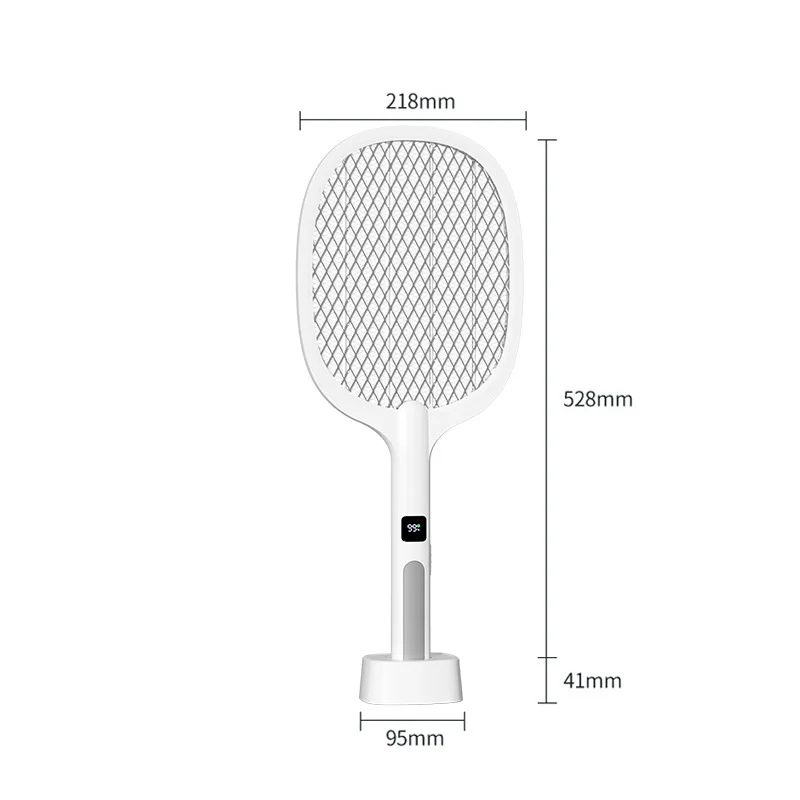 Electric Fly Swatter Handheld Fly Killer and Mosquito Trap Lamp Safe Rechargeable for Home Office Backyard Patio Camping image 6