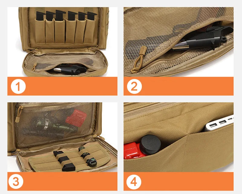 Range Bag Outdoor Hunting Training Shooting Molle Gun Bags Climbing Hiking Camping Large Capacity Handbag