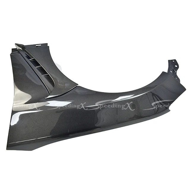 تخصيص OEM نمط ألياف الكربون الحاجز الأمامي مع فتحات لمجموعة الجسم 2021-2022 GR86 #2
