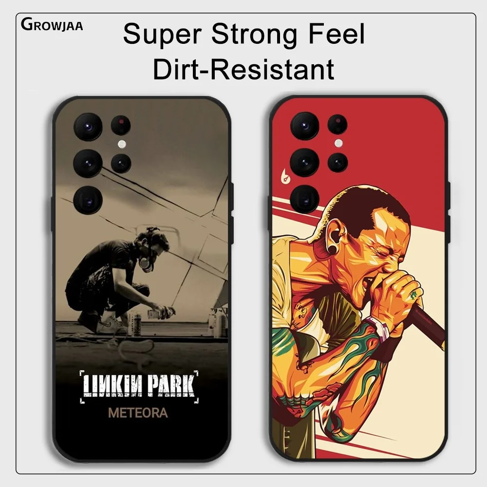 Band L-Linkin Cool P-Park Phone Case for Samsung Galaxy S24 Ultra S22 S23 Ultra S21 S20 5G Protective Silicone TPU Funda