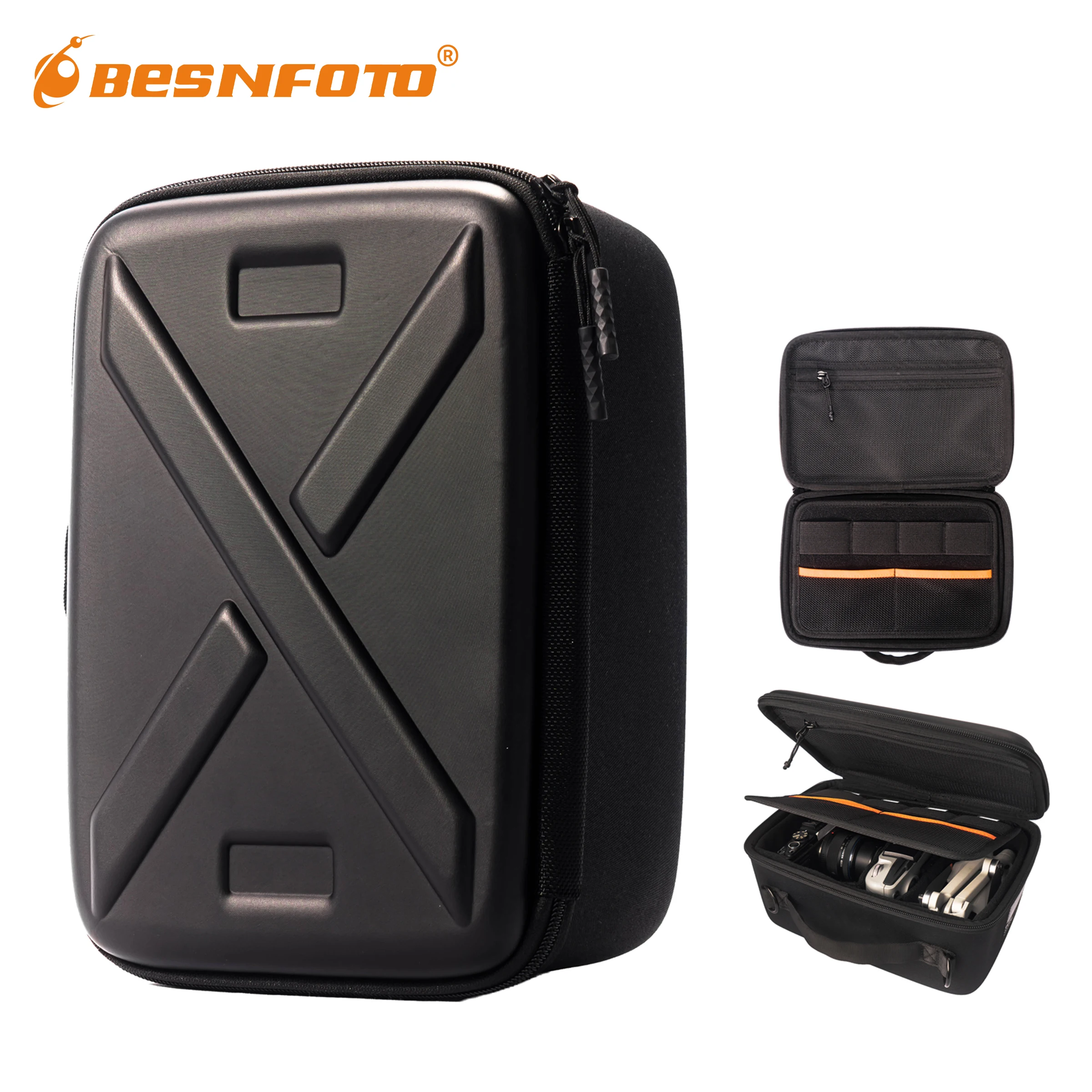 

Besnfoto hard-shell waterproof storage bag/backpack/travel/shoulder bag/handbag, suitable for DJI drones and SLR cameras.