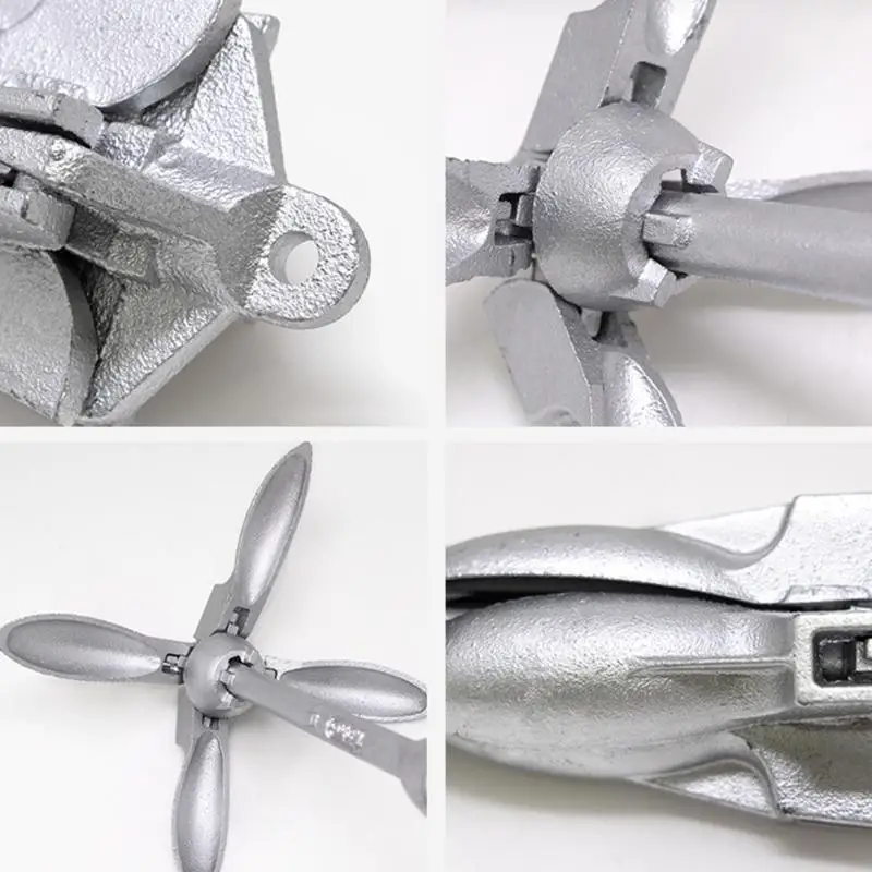 652F Składane kotwice Akcesorium z liną o długości 25,61 m do kajaków wędkarskich i małych łodzi