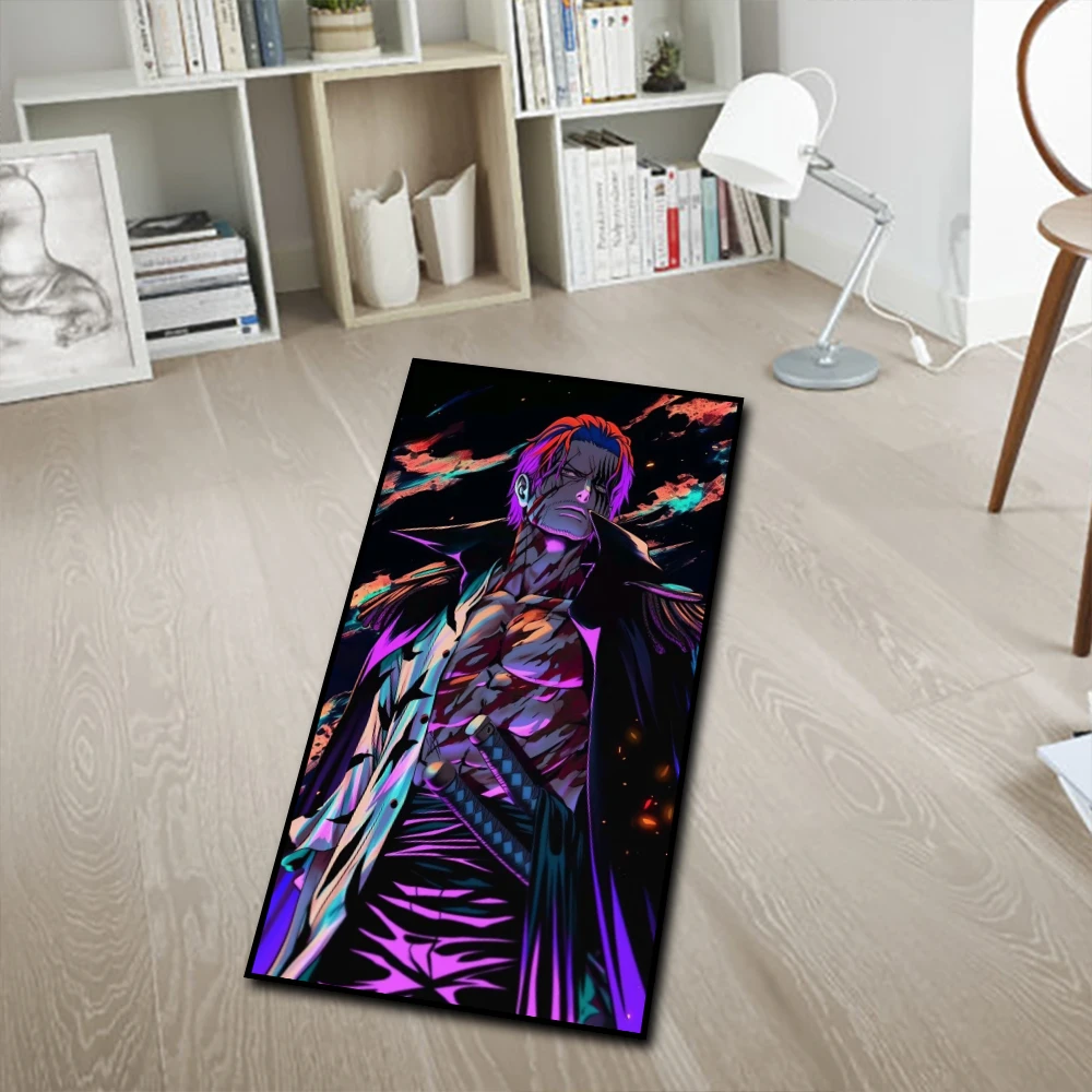 

One Piece Animes Rug Shanks Luffy Figure Popular Style Nika Zoro Customize Cartoon Rug Handmade Carpet Area Rug for Home Decor