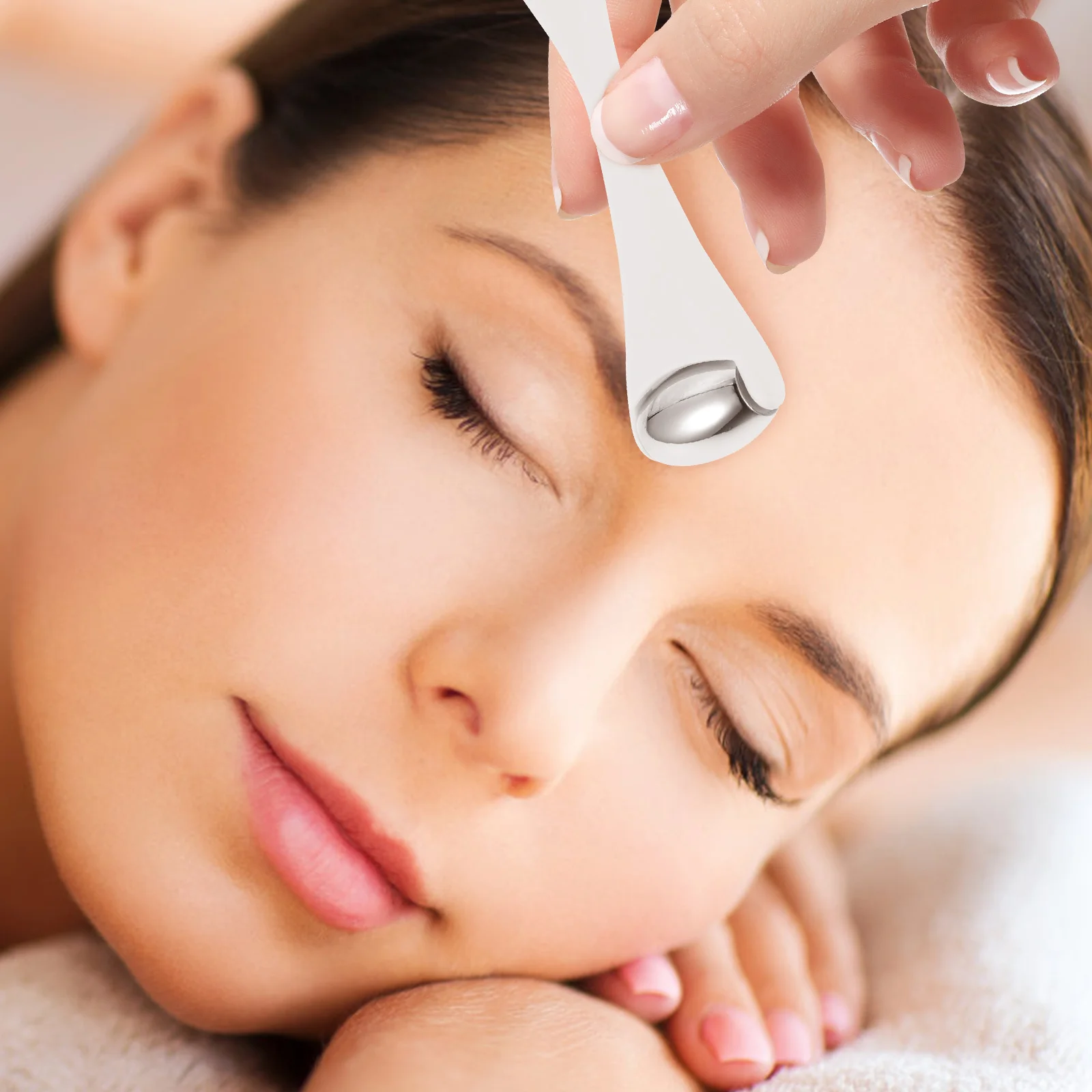 ملعقة تدليك صغيرة كريم وجه قضيب لأكياس العين الانتفاخ الإغاثة كريم عين أداة جهاز التجميل العناية بالوجه مدلك #5