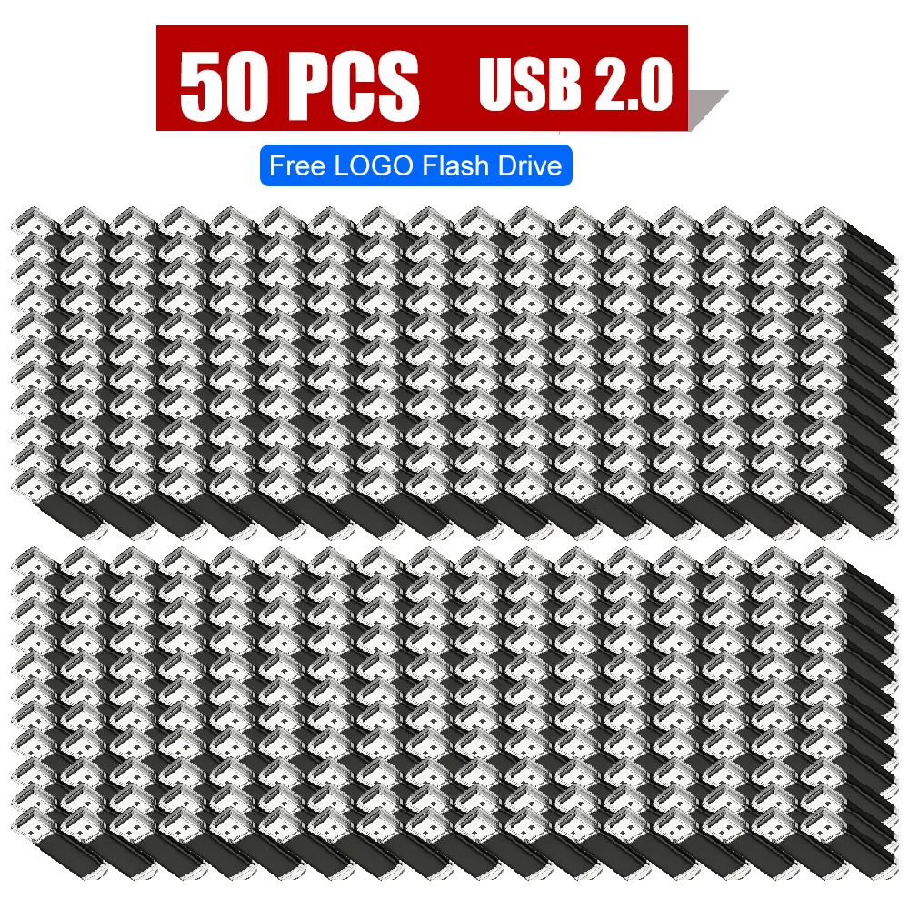 50PCS/lot Pen Drive 8GB 4GB 2GB 1GB USB Flash Drive 16GB Flash Disk 128MB 256MB 512MB Memory Flash Disk Free Custom logoLogo