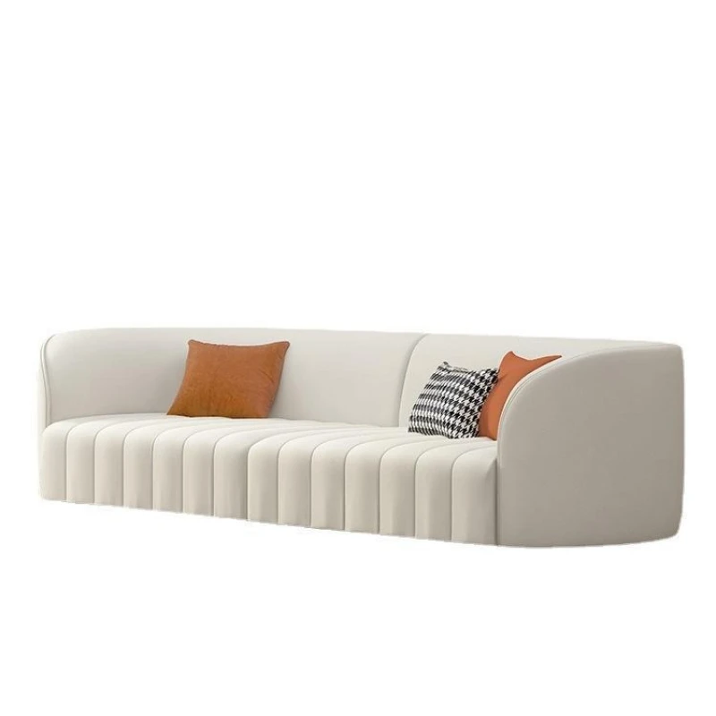 

Nordic fabric sofa living room simple home double sofa hotel lobby clothing store lounge area