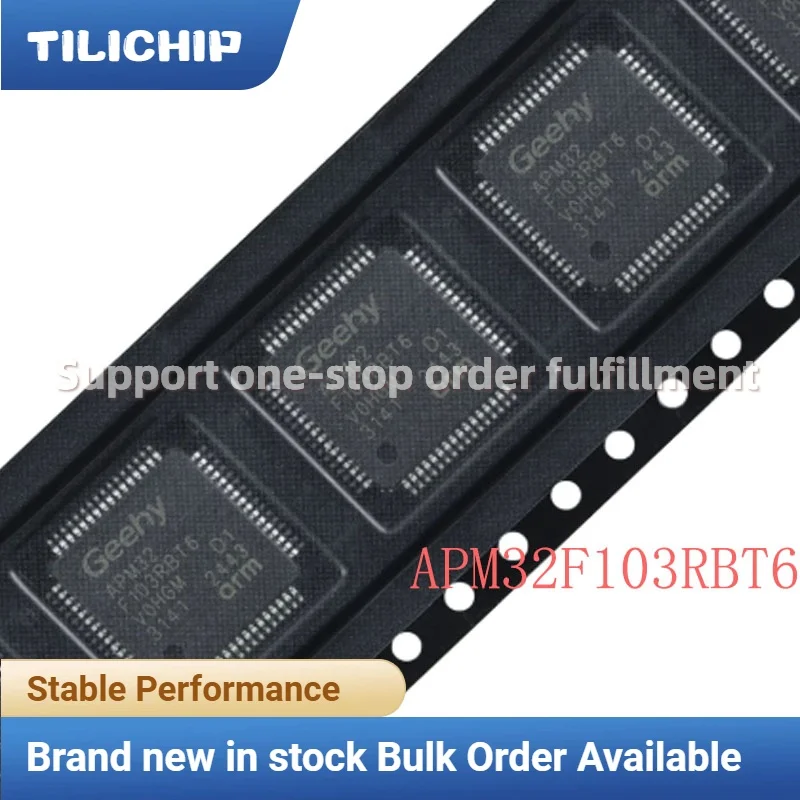 5PCS~10PCS Brand new APM32F103RBT6 LQFP-64 ARM Cortex-M3 32-bit Microcontroller - Original MCU