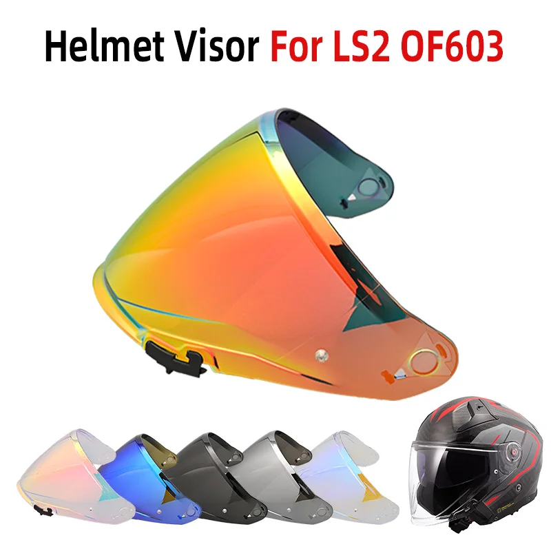 visor for LS2 OF603 Infinity II Helmet Lens Color-option Sun Protection Helmet Visors of603 accesorios moto anti UV