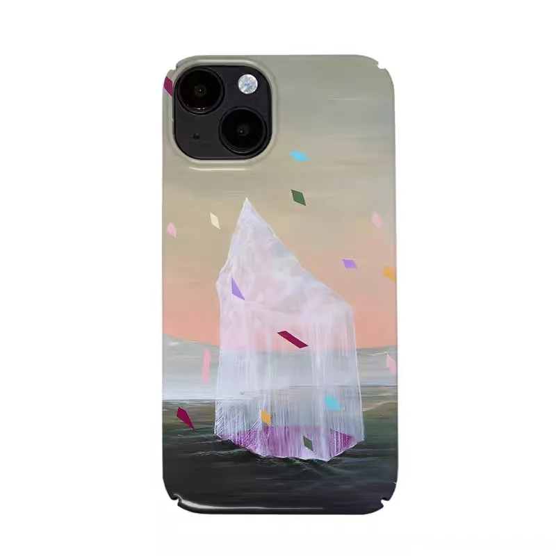 

Ins Korean Dopamine Ribbon Art Case for IPHONE 17 16 ProMax 15 14 Plus 13 12 MINI 11 PRO 16Plus XR XS MAX Acrylic Phone Cover