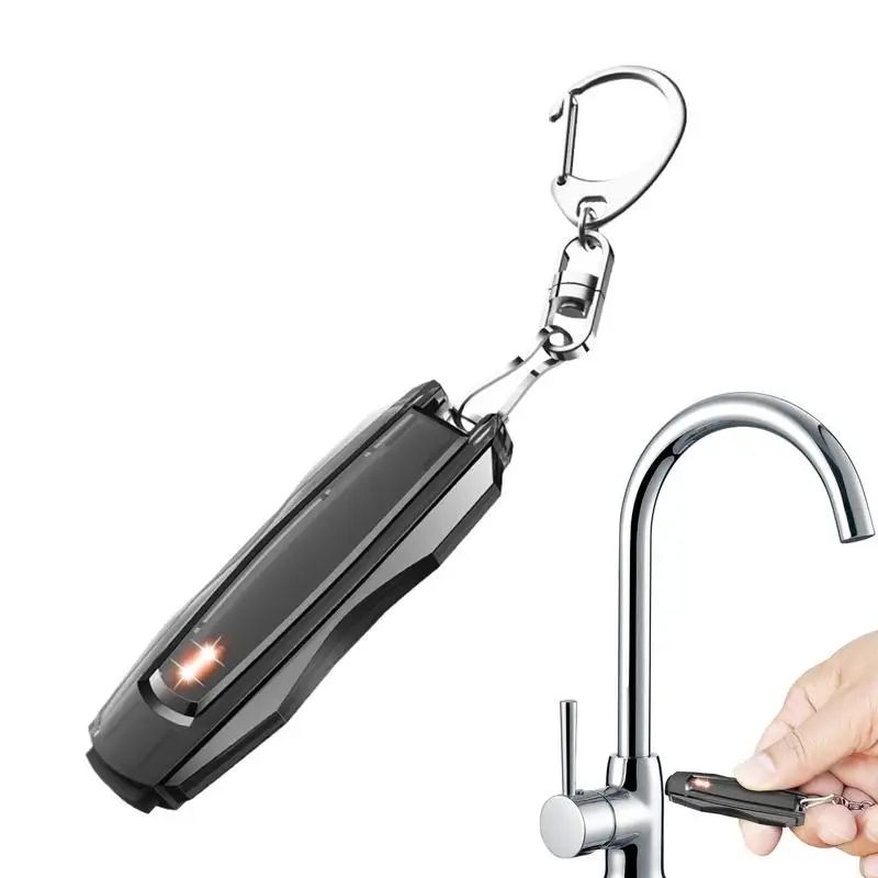 Portable Static Rod Electrostatic Keychain Car Body Static Eliminator Discharger Key Ring Winter Dry Climate Car Supplies