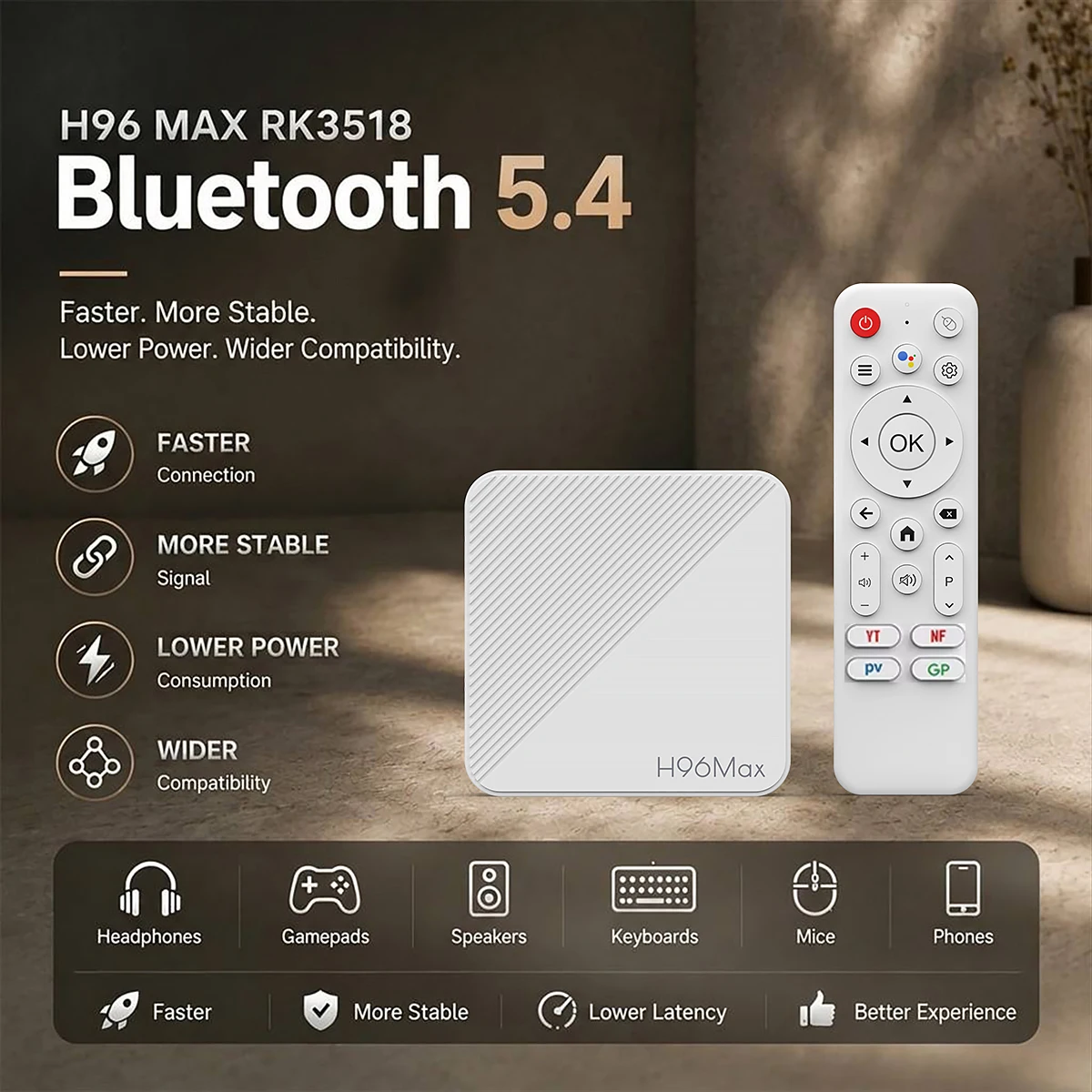 H96 Max 스마트 안드로이드 14 TV 박스 Roc - Radxa Rock 5B 16Gb 리뷰 및 가격