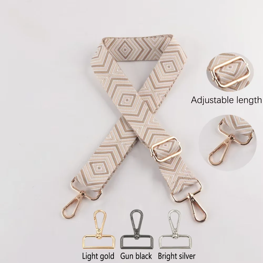 

3.8CM Colorful Bag Straps For Handbag Adjustable Single Shoulder Belt Strap For Shoulder Bag Bag Accessories Replacement Belt