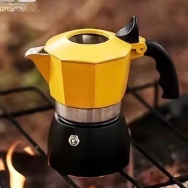 

Mocha Pot Double Valve Espresso Coffee Household Italian Outdoor
