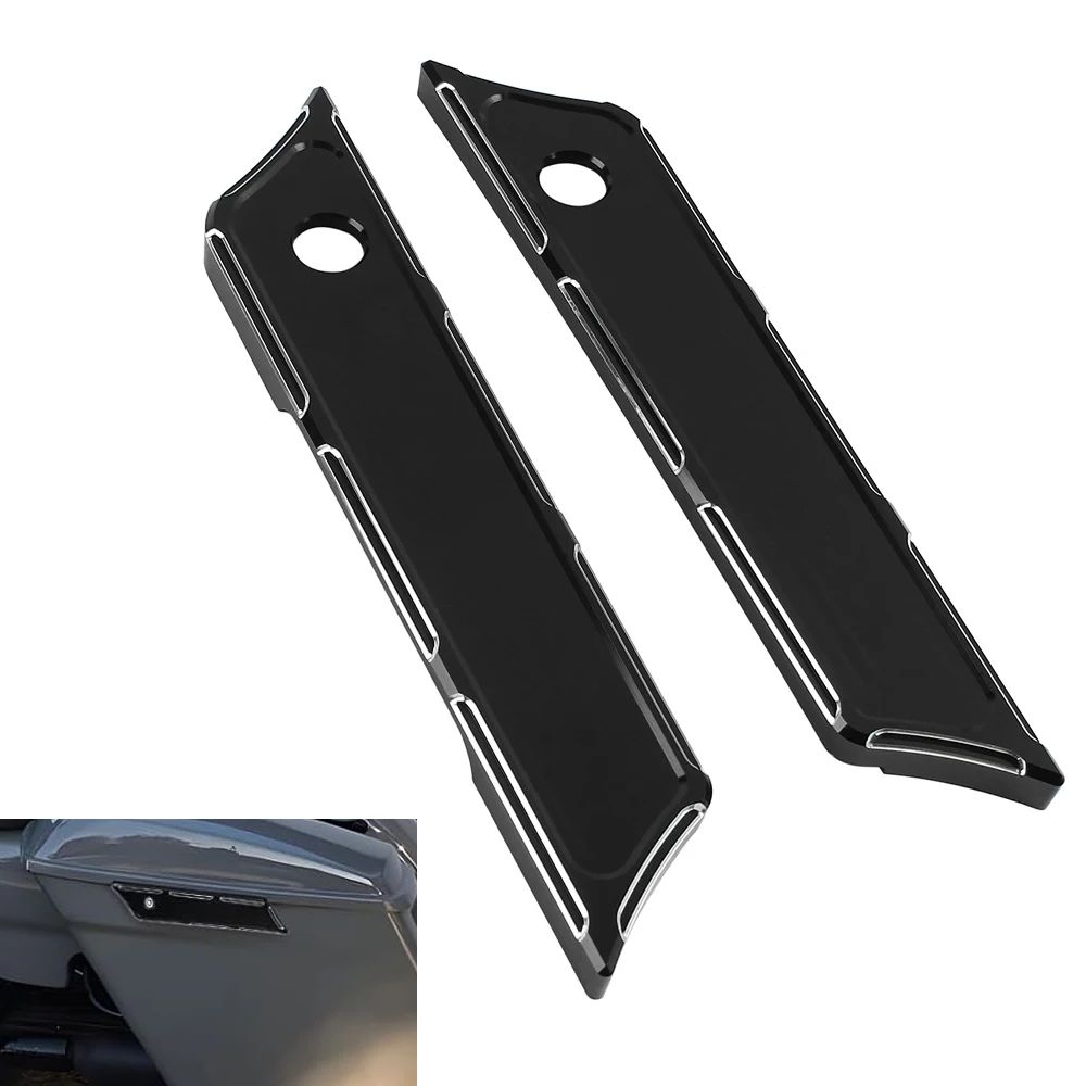 Motorrad Satteltasche Satteltasche Latch Abdeckung Für Harley Touring Road King Street Electra Glide Ultra Limited FLHR 2014-2024