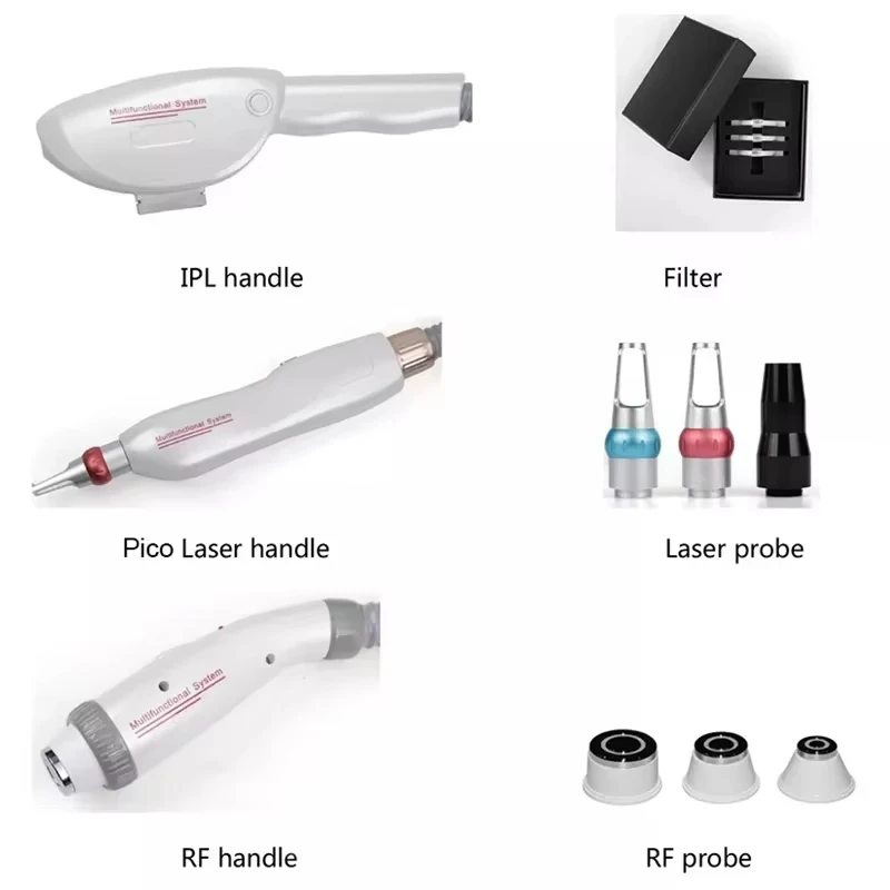 3 in 1 Diode Laser Hair Removal Machine Portable Picosecond Laser Remove Tattoo Professional Beauty Device