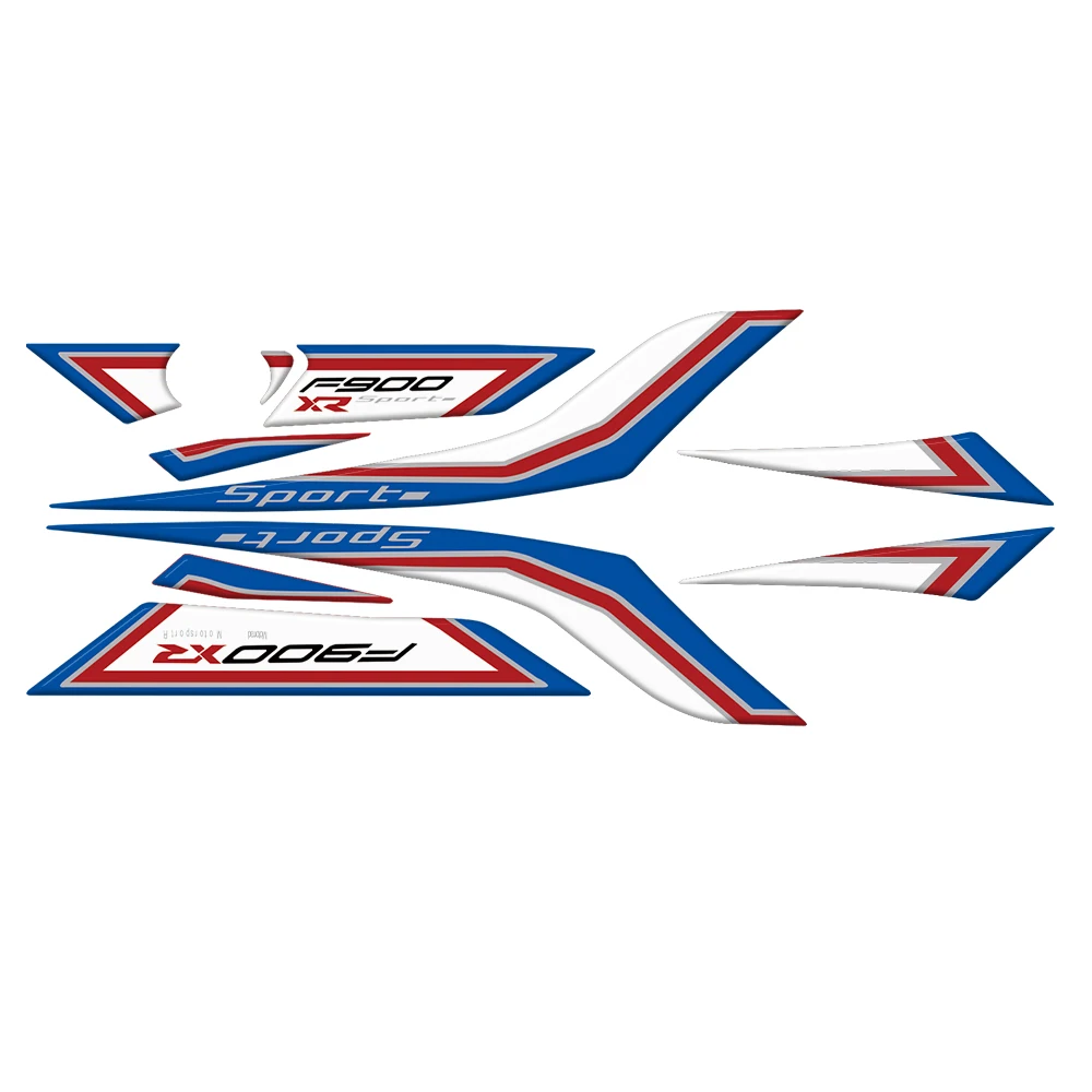 For BMW F900XR F 900 XR 2020 2021 2022 2023 2024 2025 Motorcycle 3D Gel Rear Seat / Fairing Paint Protection Protector Decal Kit