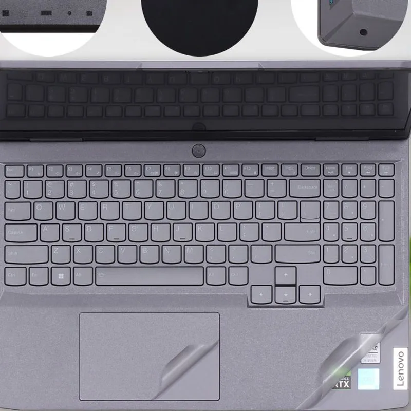 Pré-corte notebook adesivo de vinil filme de pele do portátil tpu capa de teclado para lenovo gaming 15.6 loq 15irh8 15ahp8 15irx9 15arp9 15 iax9